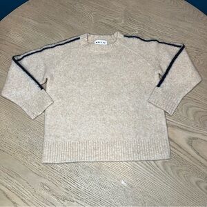 Morley Vadim Boys Pullover Knit Sweater Beige Wool Llama Kids Size 4